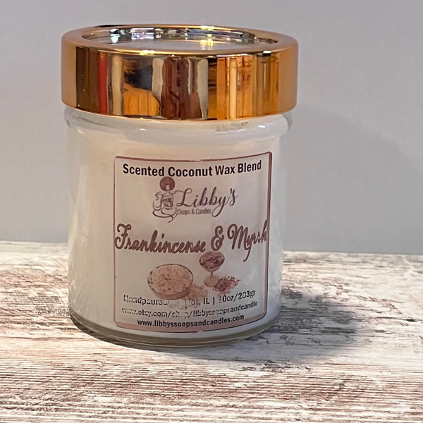 Frankincense & Myrrh Candle – Libbys Soaps & Candles