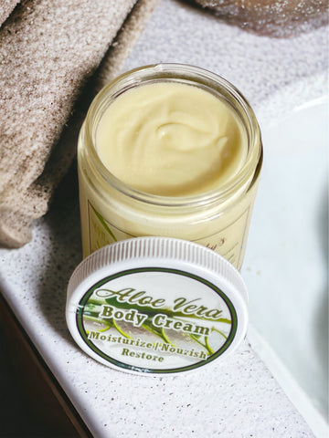 Aloe Vera Body Cream: Nourishing Hydration with Shea Butter, Jojoba Oil, and Essential Oils