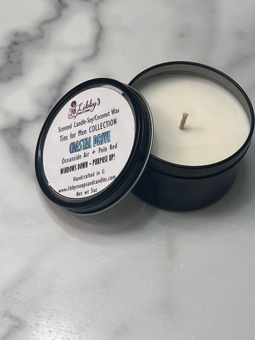 Coastal Drive - Scent Profile: Oceanside Air + Polo Red