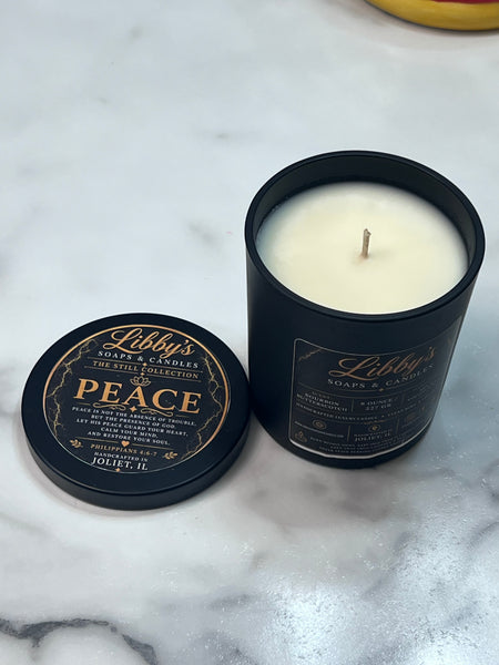 Peace | Bourbon Butterscotch Luxury Scented Candle