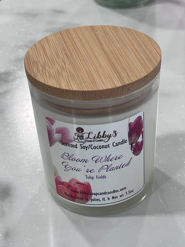 Bloom Where You're Planted | Tulip Fields Luxury Scented Candle
