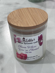 Bloom Where You're Planted | Tulip Fields Luxury Scented Candle