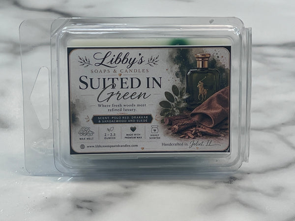 Suited in Green Wax Melts