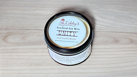 Unity: Iced Vanilla Woods Soy Candle