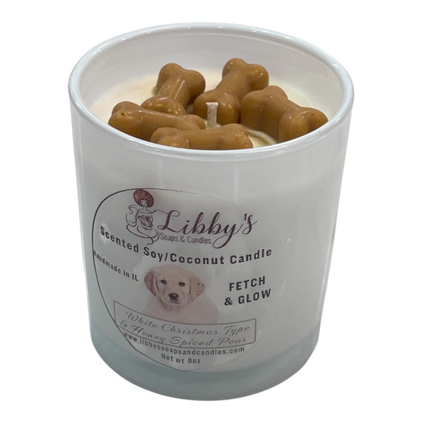 Fetch & Glow – Cozy Dog Candle (8 oz)