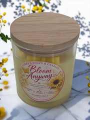 Bloom Anyway | Cocoa Butter Cashmere & Sweet Pea Scented Candle