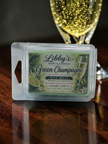 Green Champagne Wax Melts