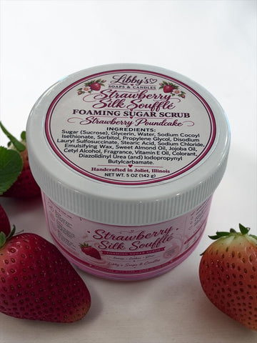 Strawberry Silk Soufflé Foaming Sugar Scrub