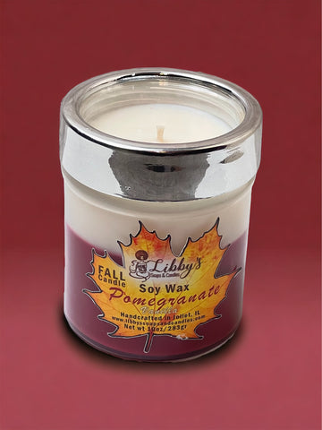 Pomegranate & Vanilla Soy Candle